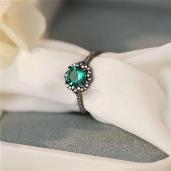 925 Sterling Silver Zircon Minimalist Ring